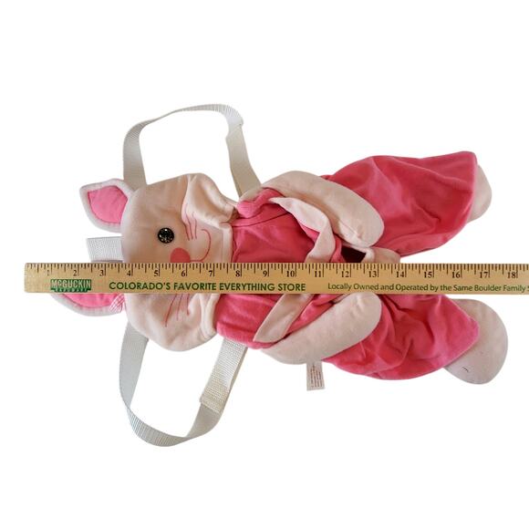2000 Mattel Plush Bunny Backpack Carrier for 16" Vintage Kelly Doll Pink Rabbit - Picture 5 of 14